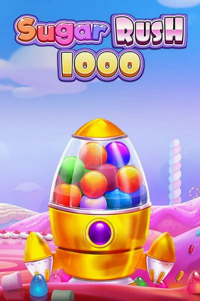 Cover of Sugar Rush 1000 slot in the Betwest Casino lobby