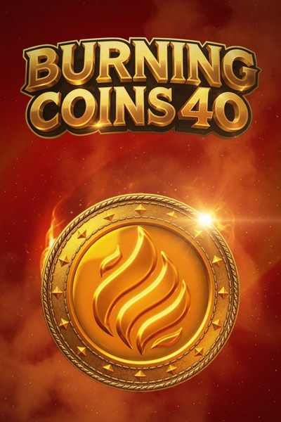 Burning Coins 40 slot cover, Kingmaker Casino lobby